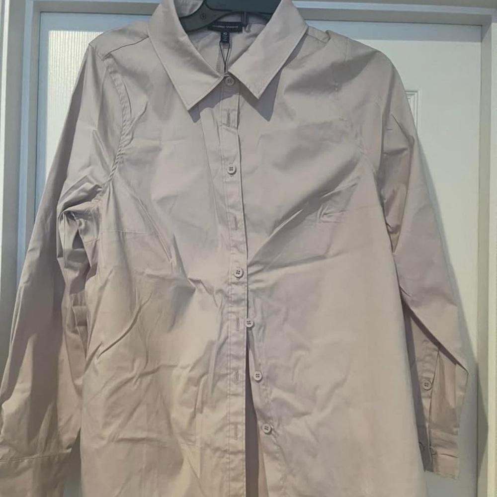 Universal Standard Canna Hi-low Shirt - Dusty Lilac XS (10/12) EUC